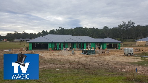 A new home build, ready for a pre-wire fit out