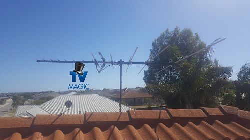 A TV Magic antenna repair