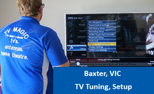 Baxter VIC TV Tuning and Setup