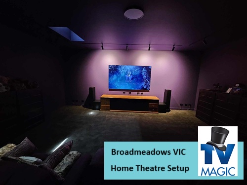 Broadmeadows Vic Home Theatre Setup