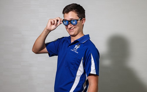 Technician - Keith, wearing TV Magic sunglasses