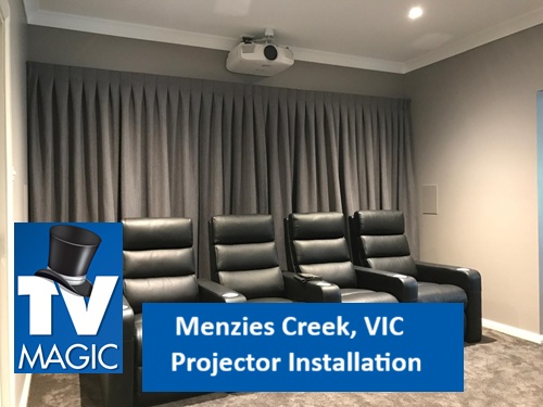 Menzies Creek VIC Projector Installation