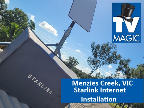 Menzies Creek VIC Starlink Internet Instalaltion