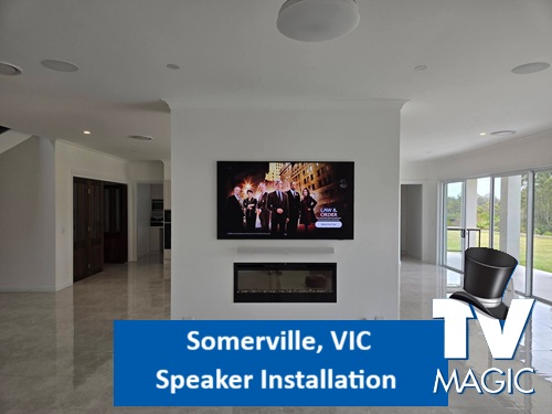 Somerville VIC Speaker Installation