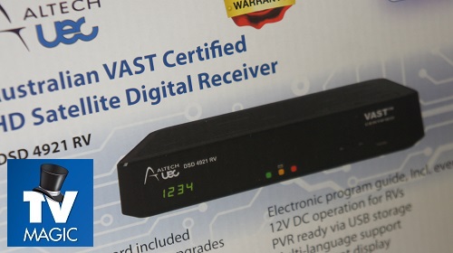 a Vast box with TV Magic logo