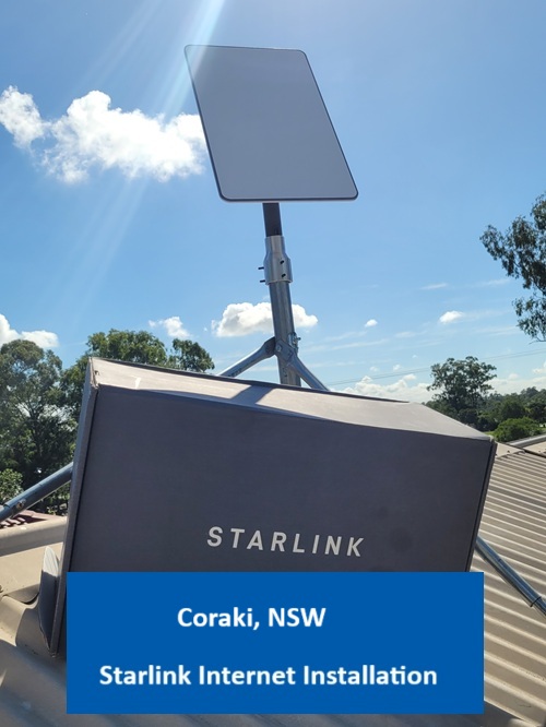 Coraki NSW Starlink Internet Installation