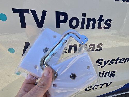 TV points held up in front of list of TV services