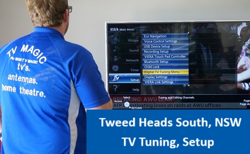 Tweeed Heads South NSW TV Tuning and Setup
