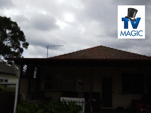 House with a TV Magic aerial installation