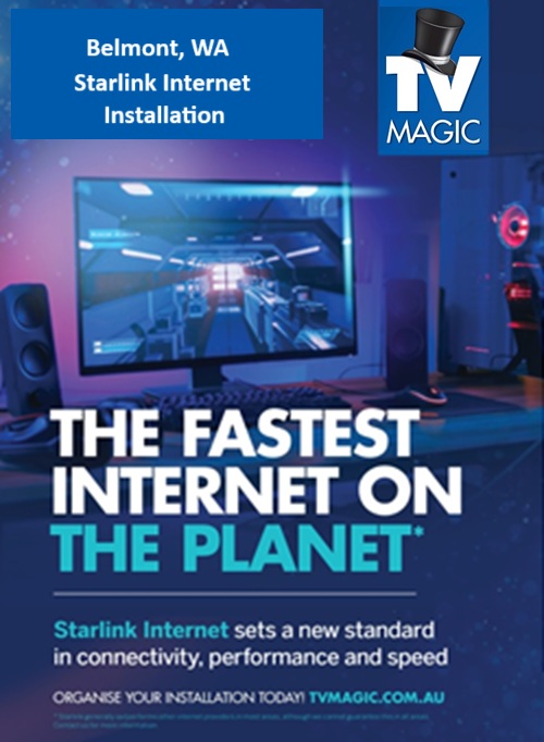 Belmont WA Starlink Internet installation