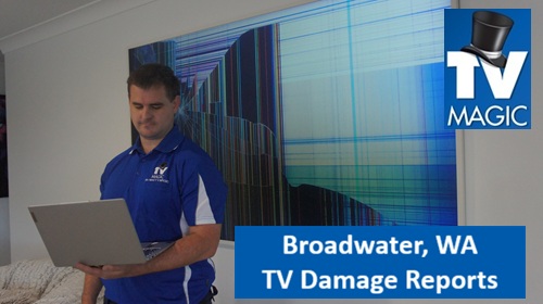 Broadwater WA TV Damage Reports