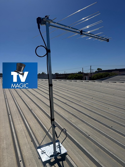 Antenna relocated by Sam - TV Magic