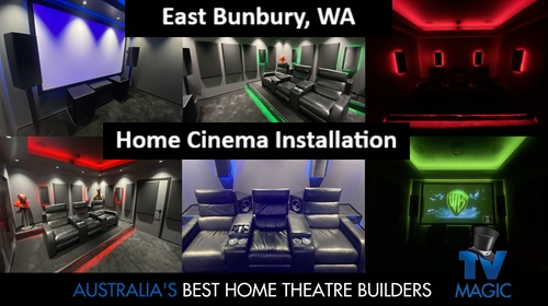East Bunbury WA Home Cinema Installation