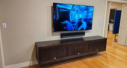 A soundbar installation by Sam - TV Magic
