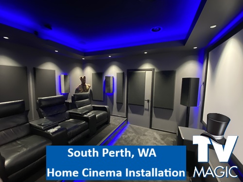 South Perth WA Home Cinema Installation