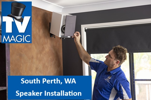 South Perth WA Speaker Installation