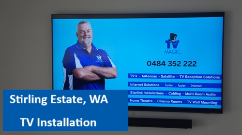 Stirling Estate WA TV Installation