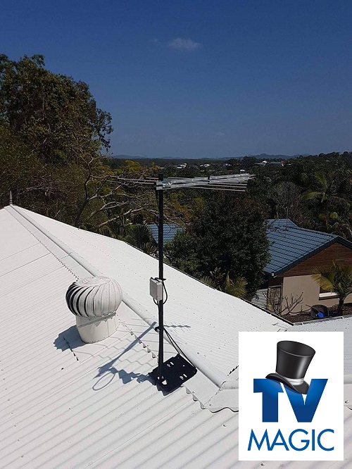 An antenna installed by TV Magic