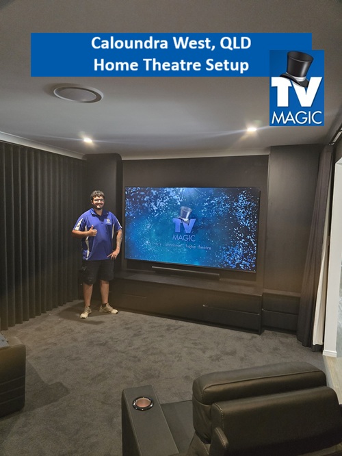 Caloundra West QLD Home Theatre Setup