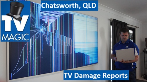 Chatsworth QLD TV Damage Reports