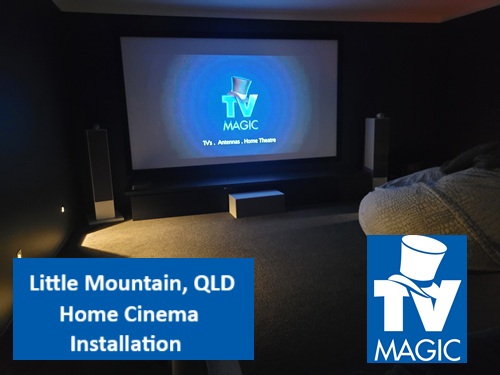 Little mountain QLD Home Cinema installation