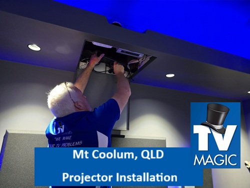 Mt Coolum QLD Projector Installation