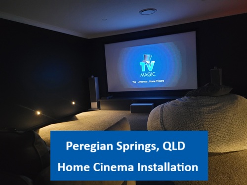 Peregian Springs QLD Home Cinema Installation