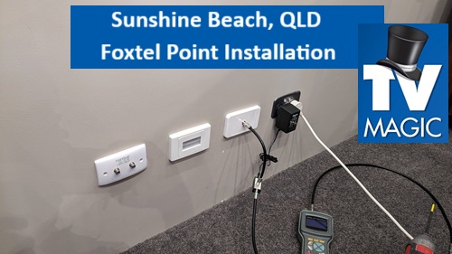 Sunshine Beach QLD Foxtel Point Installation