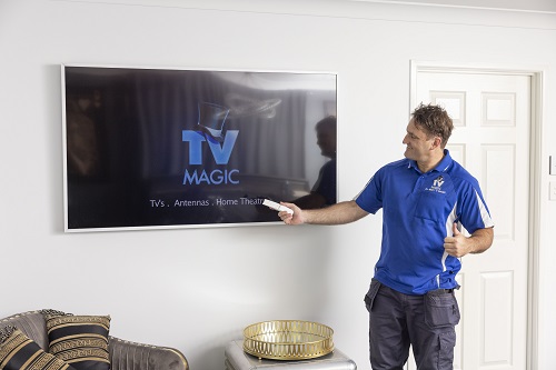 Wall Mounted TV by Brent - TV Magic
