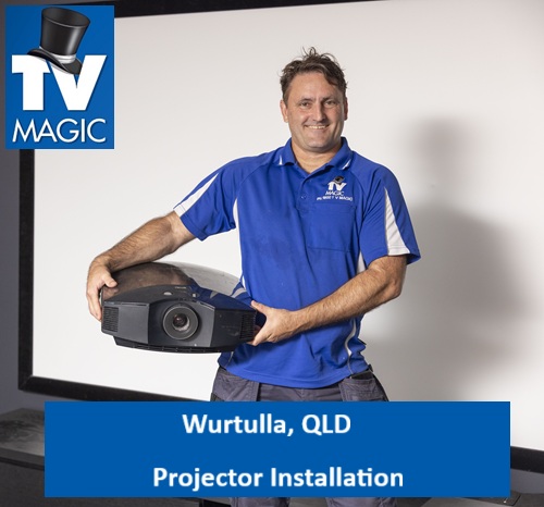 Wurtulla QLD Projector Installation