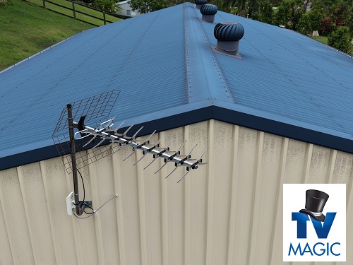 An antenna installation by Aaron - TV Magic