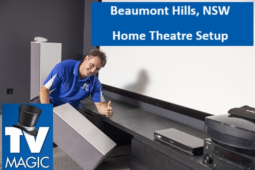 Beaumont Hills NSW Home Theatre Setup