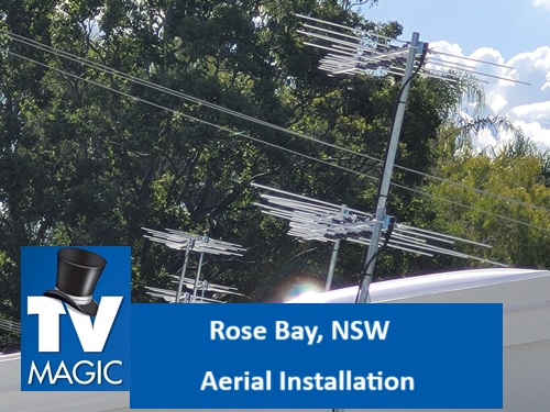 Rose Bay NSW Aerial Installation