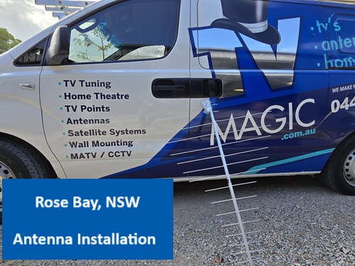 Rose Bay NSW Antenna Installation