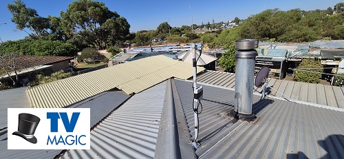 An antenna  repaired by TV Magic - Aaron