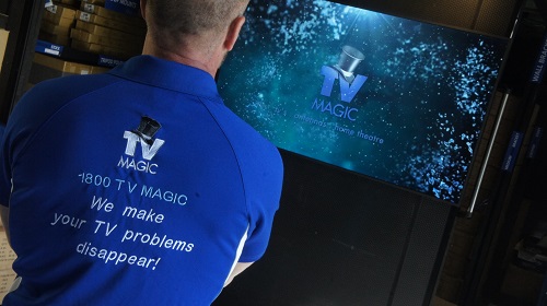 TV services - TV on wall