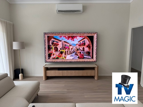 TV wall mounting service by Aaron - TV Magic