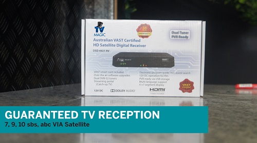 A vast decoder box on a shelf