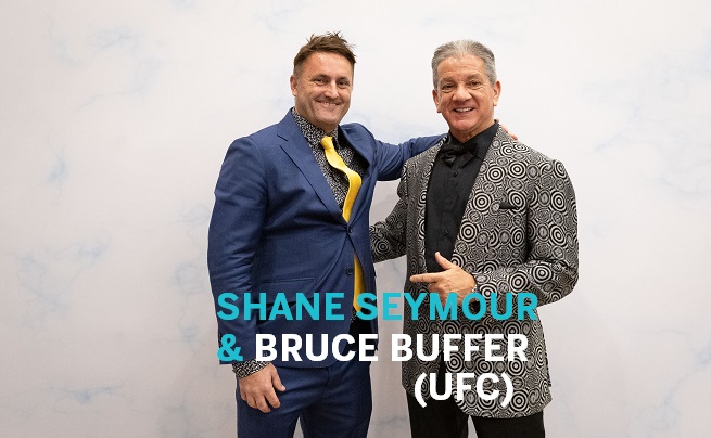 Bruce Buffer and Shane Seymour
