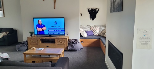 A TV with perfect reception, repaired by TV Magic.