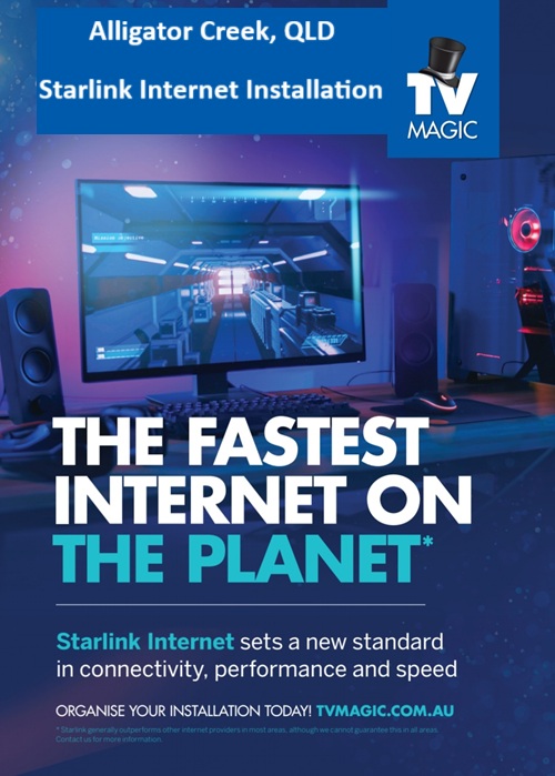 Alligator Creek QLD Starlink Internet Installation