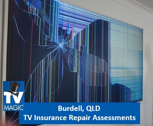 Burdell QLD TV Insurance Repair Assessment