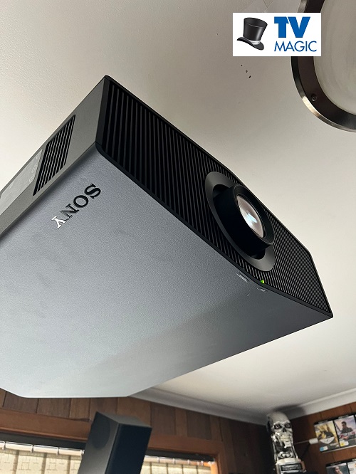 Close up of a projector