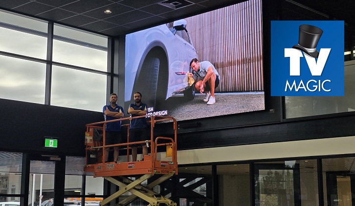 led video wall installation by TV Magic 2025 9