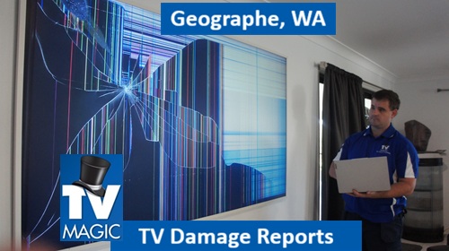 Geographe WA TV Damage Reports