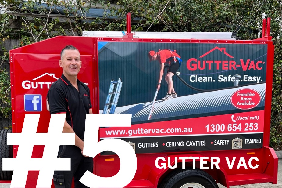 GUTTER VAC IS IN THE TOP 10 MOBILE FRANCHISES IN AUSTRALIA