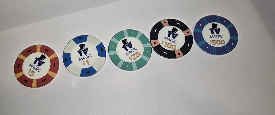 Promo TV Magic Poker Chips