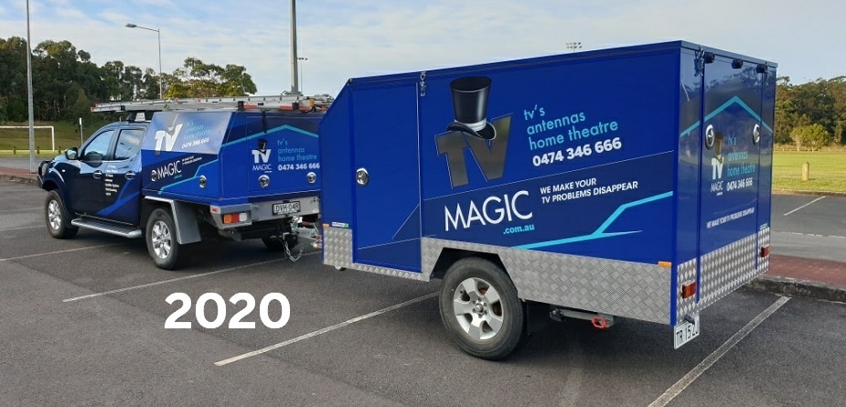 ute and trailer