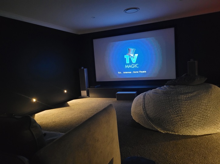Aussie home theatre rooms: Dining room ditched for movie magic