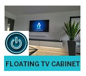 Floating TV Cabinet Button